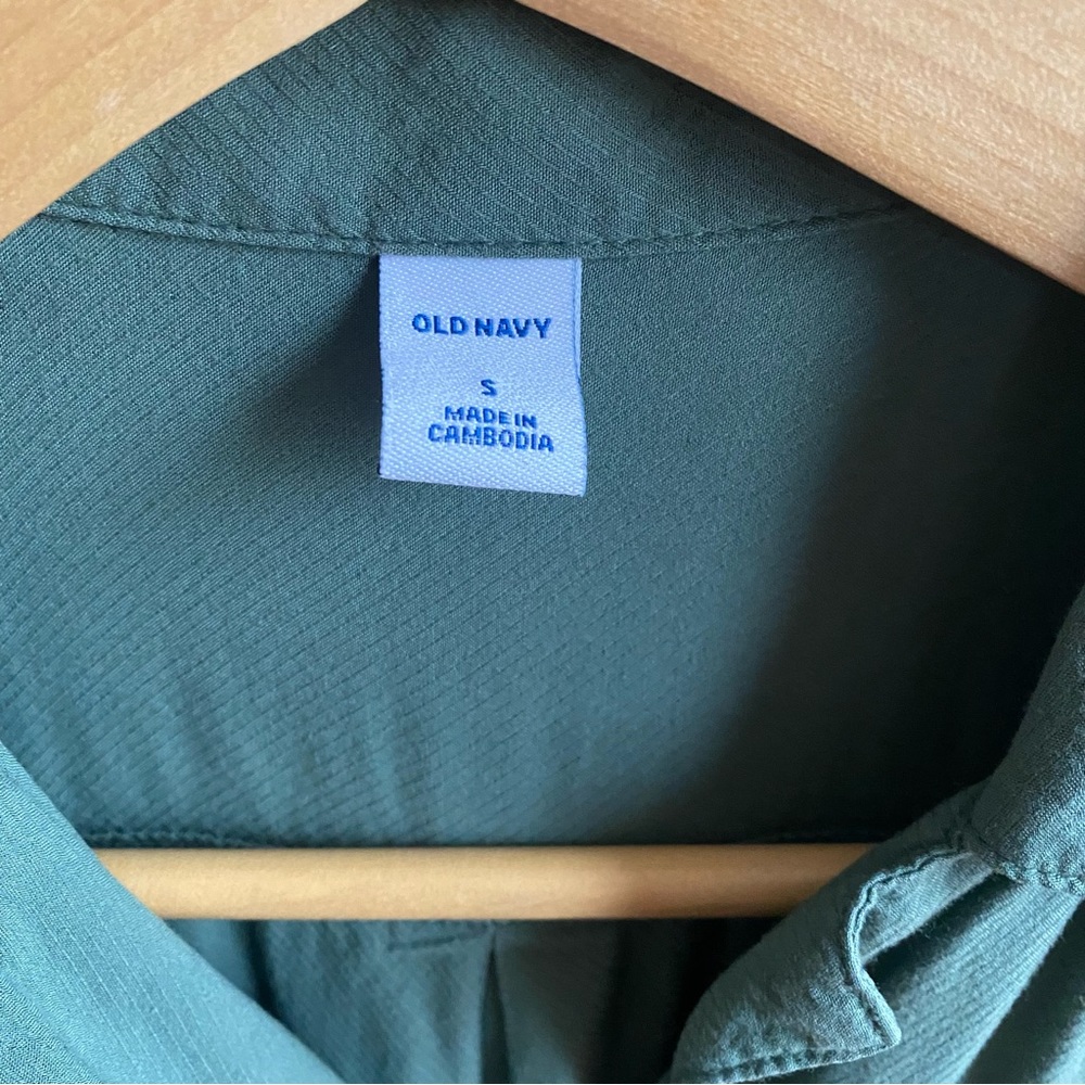 Old Navy Green Button Down Top - image 6